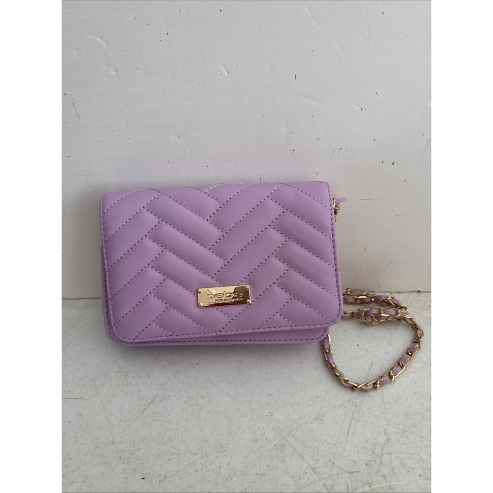 Bebe Sophia Small Crossbody Bag Bubblegum Color Handbag Purse
